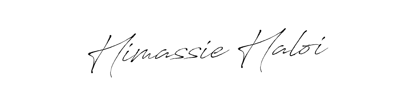 Himassie Haloi stylish signature style. Best Handwritten Sign (Antro_Vectra) for my name. Handwritten Signature Collection Ideas for my name Himassie Haloi. Himassie Haloi signature style 6 images and pictures png