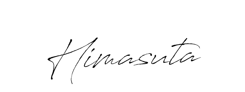 How to make Himasuta signature? Antro_Vectra is a professional autograph style. Create handwritten signature for Himasuta name. Himasuta signature style 6 images and pictures png