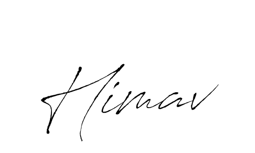 Create a beautiful signature design for name Himav. With this signature (Antro_Vectra) fonts, you can make a handwritten signature for free. Himav signature style 6 images and pictures png