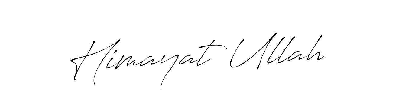 How to make Himayat Ullah signature? Antro_Vectra is a professional autograph style. Create handwritten signature for Himayat Ullah name. Himayat Ullah signature style 6 images and pictures png