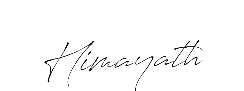 Use a signature maker to create a handwritten signature online. With this signature software, you can design (Antro_Vectra) your own signature for name Himayath. Himayath signature style 6 images and pictures png