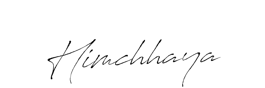 Create a beautiful signature design for name Himchhaya. With this signature (Antro_Vectra) fonts, you can make a handwritten signature for free. Himchhaya signature style 6 images and pictures png