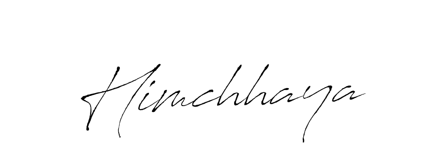 Create a beautiful signature design for name Himchhaya. With this signature (Antro_Vectra) fonts, you can make a handwritten signature for free. Himchhaya signature style 6 images and pictures png