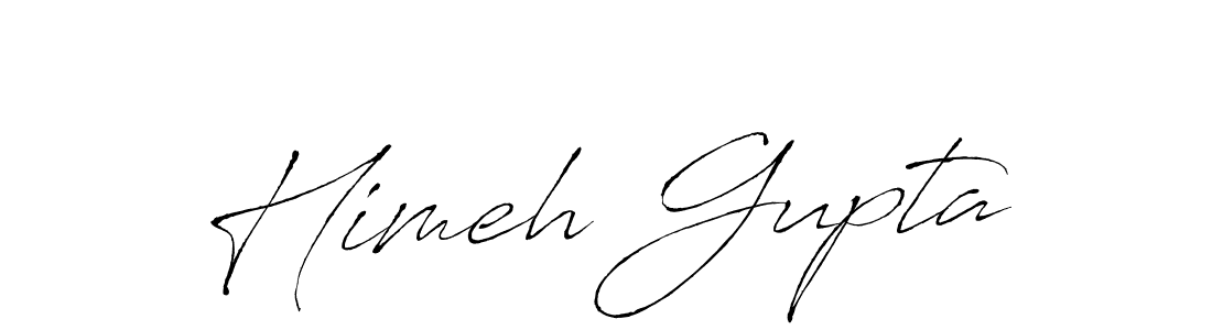 How to make Himeh Gupta name signature. Use Antro_Vectra style for creating short signs online. This is the latest handwritten sign. Himeh Gupta signature style 6 images and pictures png