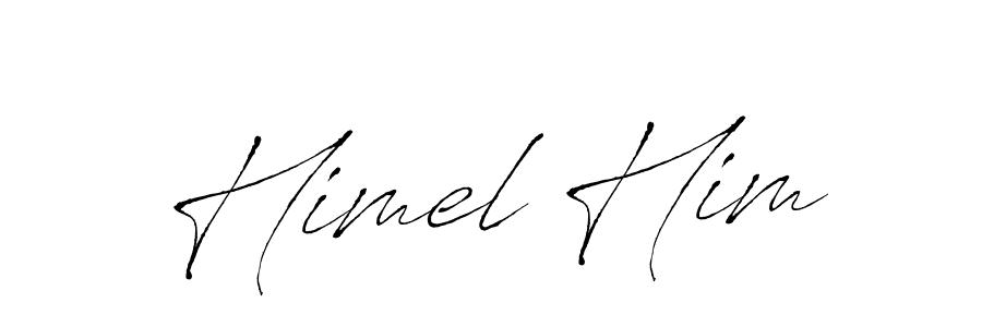 Create a beautiful signature design for name Himel Him. With this signature (Antro_Vectra) fonts, you can make a handwritten signature for free. Himel Him signature style 6 images and pictures png