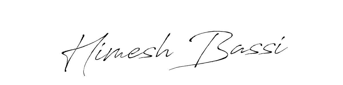 Create a beautiful signature design for name Himesh Bassi. With this signature (Antro_Vectra) fonts, you can make a handwritten signature for free. Himesh Bassi signature style 6 images and pictures png
