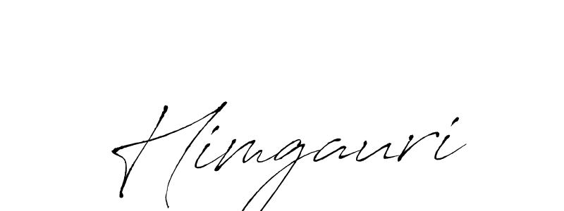 Make a beautiful signature design for name Himgauri. With this signature (Antro_Vectra) style, you can create a handwritten signature for free. Himgauri signature style 6 images and pictures png