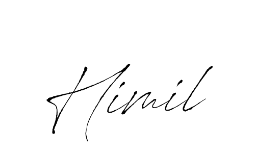 How to make Himil signature? Antro_Vectra is a professional autograph style. Create handwritten signature for Himil name. Himil signature style 6 images and pictures png