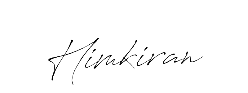 Make a beautiful signature design for name Himkiran. With this signature (Antro_Vectra) style, you can create a handwritten signature for free. Himkiran signature style 6 images and pictures png