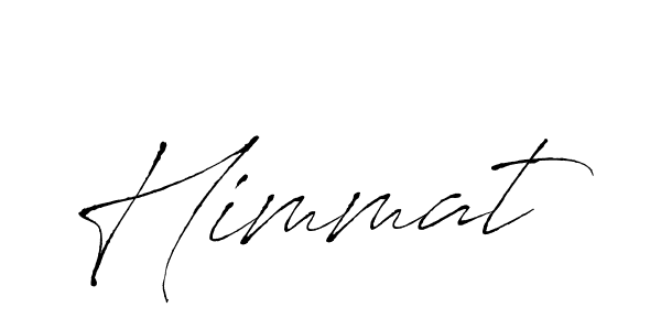 Design your own signature with our free online signature maker. With this signature software, you can create a handwritten (Antro_Vectra) signature for name Himmat. Himmat signature style 6 images and pictures png