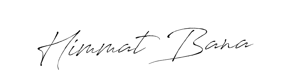 Antro_Vectra is a professional signature style that is perfect for those who want to add a touch of class to their signature. It is also a great choice for those who want to make their signature more unique. Get Himmat Bana name to fancy signature for free. Himmat Bana signature style 6 images and pictures png