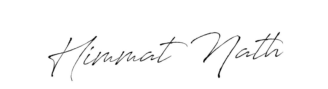 Create a beautiful signature design for name Himmat Nath. With this signature (Antro_Vectra) fonts, you can make a handwritten signature for free. Himmat Nath signature style 6 images and pictures png