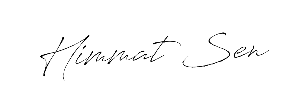 Himmat Sen stylish signature style. Best Handwritten Sign (Antro_Vectra) for my name. Handwritten Signature Collection Ideas for my name Himmat Sen. Himmat Sen signature style 6 images and pictures png