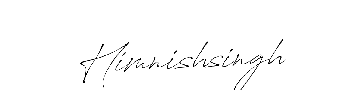 Create a beautiful signature design for name Himnishsingh. With this signature (Antro_Vectra) fonts, you can make a handwritten signature for free. Himnishsingh signature style 6 images and pictures png