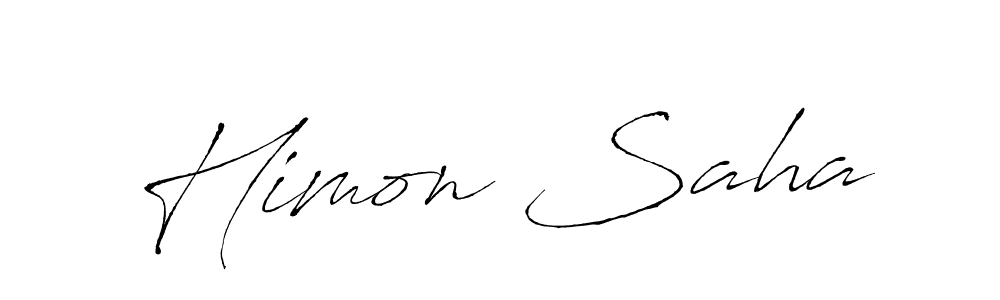 Use a signature maker to create a handwritten signature online. With this signature software, you can design (Antro_Vectra) your own signature for name Himon Saha. Himon Saha signature style 6 images and pictures png
