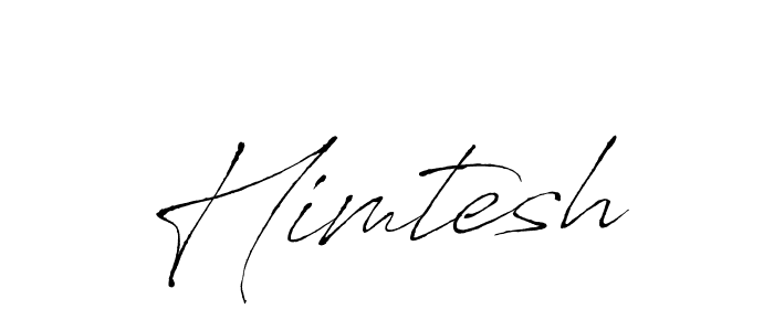 Design your own signature with our free online signature maker. With this signature software, you can create a handwritten (Antro_Vectra) signature for name Himtesh. Himtesh signature style 6 images and pictures png