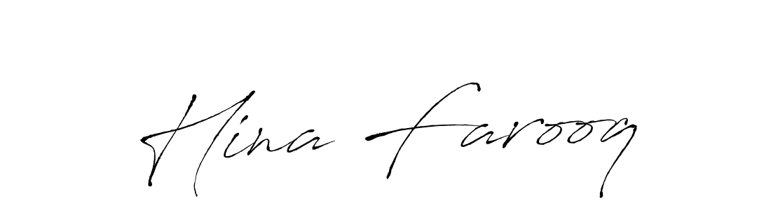 How to make Hina Farooq signature? Antro_Vectra is a professional autograph style. Create handwritten signature for Hina Farooq name. Hina Farooq signature style 6 images and pictures png