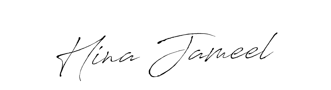 Also You can easily find your signature by using the search form. We will create Hina Jameel name handwritten signature images for you free of cost using Antro_Vectra sign style. Hina Jameel signature style 6 images and pictures png