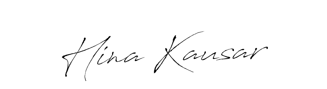 How to make Hina Kausar signature? Antro_Vectra is a professional autograph style. Create handwritten signature for Hina Kausar name. Hina Kausar signature style 6 images and pictures png