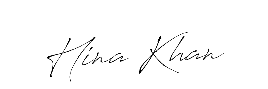 How to make Hina Khan name signature. Use Antro_Vectra style for creating short signs online. This is the latest handwritten sign. Hina Khan signature style 6 images and pictures png