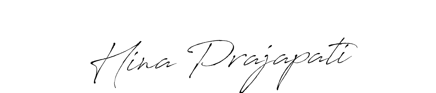 Also we have Hina Prajapati name is the best signature style. Create professional handwritten signature collection using Antro_Vectra autograph style. Hina Prajapati signature style 6 images and pictures png