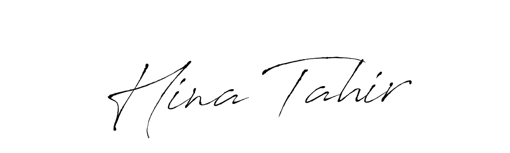 How to make Hina Tahir signature? Antro_Vectra is a professional autograph style. Create handwritten signature for Hina Tahir name. Hina Tahir signature style 6 images and pictures png