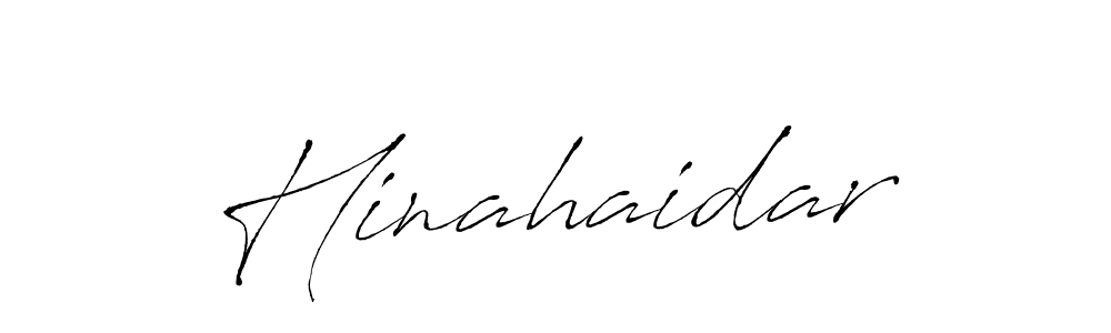 Make a beautiful signature design for name Hinahaidar. Use this online signature maker to create a handwritten signature for free. Hinahaidar signature style 6 images and pictures png