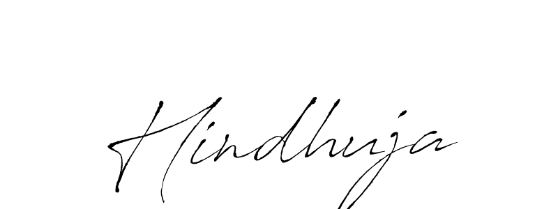 How to make Hindhuja name signature. Use Antro_Vectra style for creating short signs online. This is the latest handwritten sign. Hindhuja signature style 6 images and pictures png