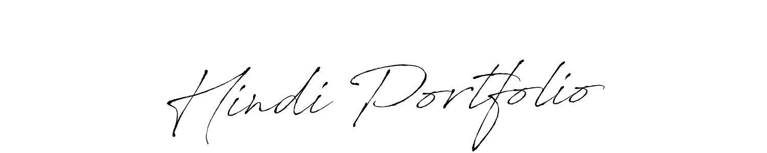 How to make Hindi Portfolio name signature. Use Antro_Vectra style for creating short signs online. This is the latest handwritten sign. Hindi Portfolio signature style 6 images and pictures png