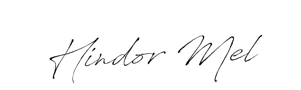 Design your own signature with our free online signature maker. With this signature software, you can create a handwritten (Antro_Vectra) signature for name Hindor Mel. Hindor Mel signature style 6 images and pictures png