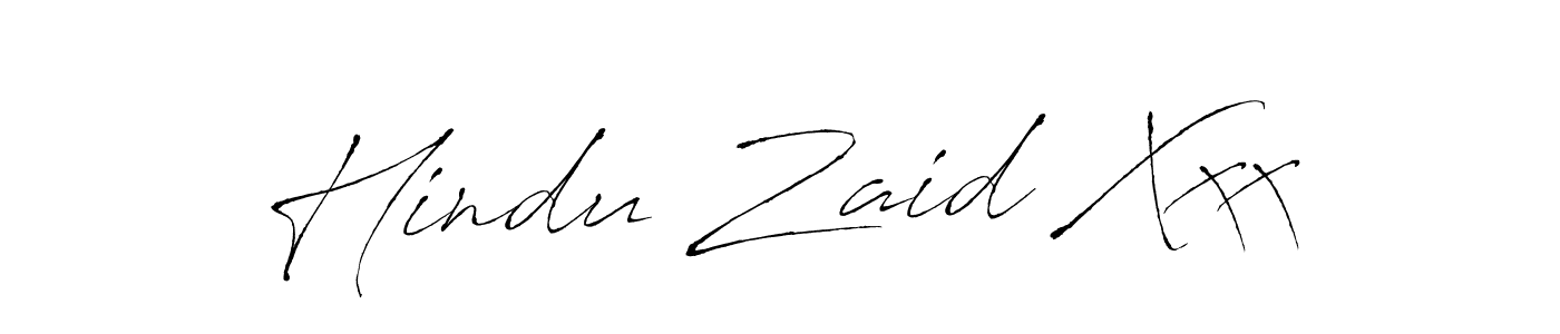 How to make Hindu Zaid Xxx name signature. Use Antro_Vectra style for creating short signs online. This is the latest handwritten sign. Hindu Zaid Xxx signature style 6 images and pictures png