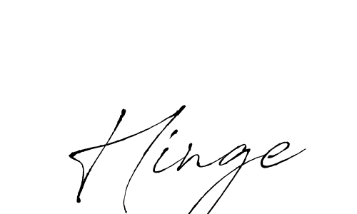 Design your own signature with our free online signature maker. With this signature software, you can create a handwritten (Antro_Vectra) signature for name Hinge. Hinge signature style 6 images and pictures png