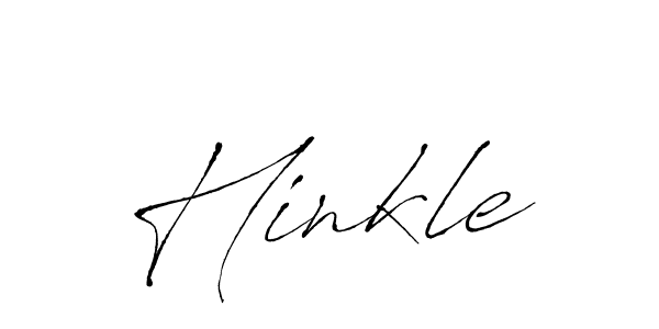 How to make Hinkle signature? Antro_Vectra is a professional autograph style. Create handwritten signature for Hinkle name. Hinkle signature style 6 images and pictures png