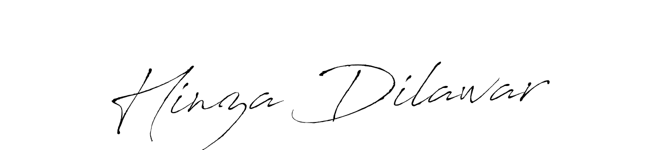 How to make Hinza Dilawar name signature. Use Antro_Vectra style for creating short signs online. This is the latest handwritten sign. Hinza Dilawar signature style 6 images and pictures png