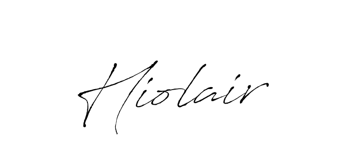 How to make Hiolair signature? Antro_Vectra is a professional autograph style. Create handwritten signature for Hiolair name. Hiolair signature style 6 images and pictures png