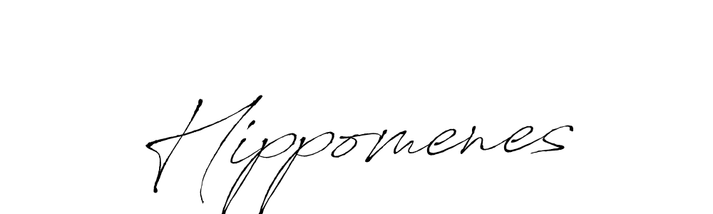 Create a beautiful signature design for name Hippomenes. With this signature (Antro_Vectra) fonts, you can make a handwritten signature for free. Hippomenes signature style 6 images and pictures png