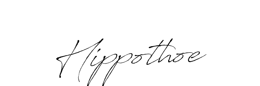 How to make Hippothoe signature? Antro_Vectra is a professional autograph style. Create handwritten signature for Hippothoe name. Hippothoe signature style 6 images and pictures png