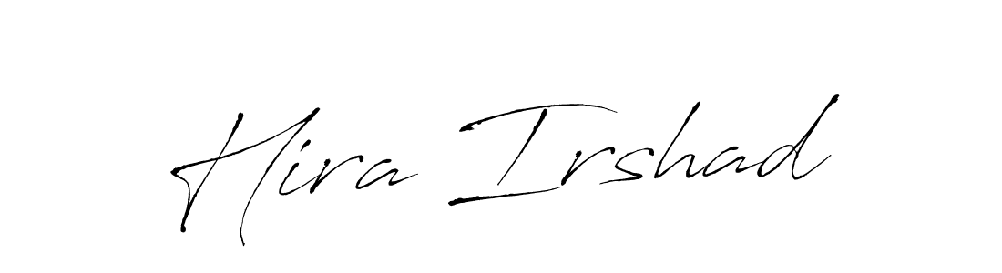 Make a beautiful signature design for name Hira Irshad. Use this online signature maker to create a handwritten signature for free. Hira Irshad signature style 6 images and pictures png