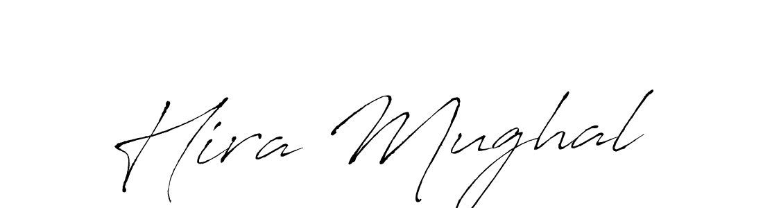Use a signature maker to create a handwritten signature online. With this signature software, you can design (Antro_Vectra) your own signature for name Hira Mughal. Hira Mughal signature style 6 images and pictures png