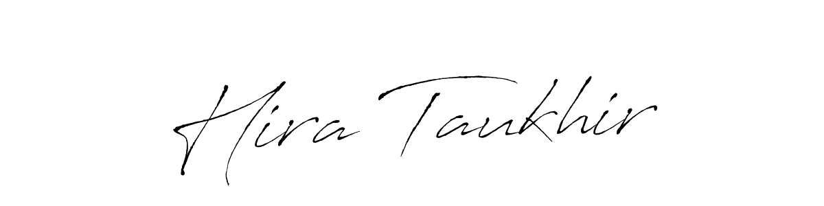 Antro_Vectra is a professional signature style that is perfect for those who want to add a touch of class to their signature. It is also a great choice for those who want to make their signature more unique. Get Hira Taukhir name to fancy signature for free. Hira Taukhir signature style 6 images and pictures png