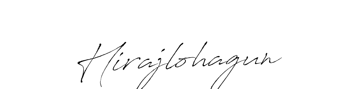 How to make Hirajlohagun name signature. Use Antro_Vectra style for creating short signs online. This is the latest handwritten sign. Hirajlohagun signature style 6 images and pictures png