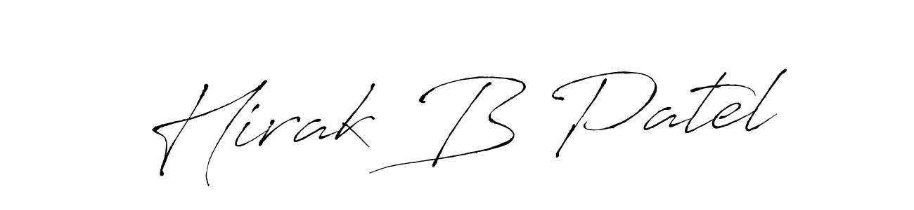 Also You can easily find your signature by using the search form. We will create Hirak B Patel name handwritten signature images for you free of cost using Antro_Vectra sign style. Hirak B Patel signature style 6 images and pictures png