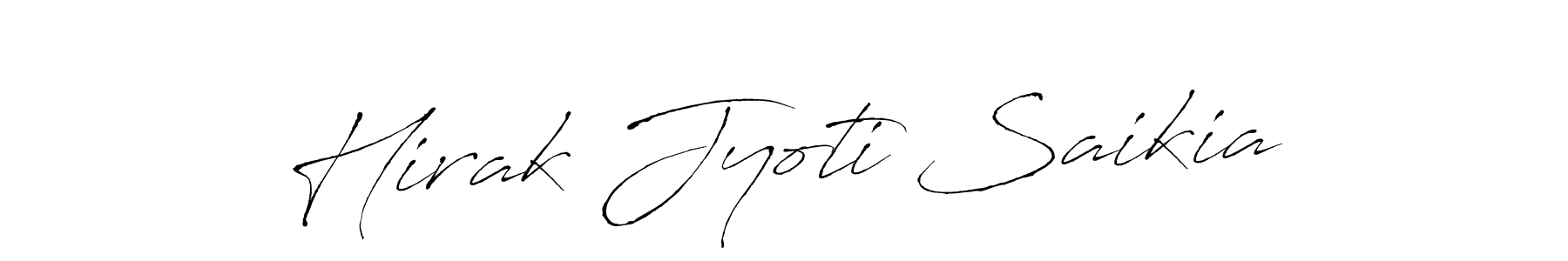 Hirak Jyoti Saikia stylish signature style. Best Handwritten Sign (Antro_Vectra) for my name. Handwritten Signature Collection Ideas for my name Hirak Jyoti Saikia. Hirak Jyoti Saikia signature style 6 images and pictures png