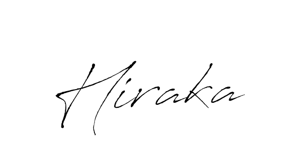 Hiraka stylish signature style. Best Handwritten Sign (Antro_Vectra) for my name. Handwritten Signature Collection Ideas for my name Hiraka. Hiraka signature style 6 images and pictures png