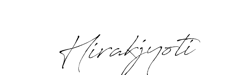 You should practise on your own different ways (Antro_Vectra) to write your name (Hirakjyoti) in signature. don't let someone else do it for you. Hirakjyoti signature style 6 images and pictures png