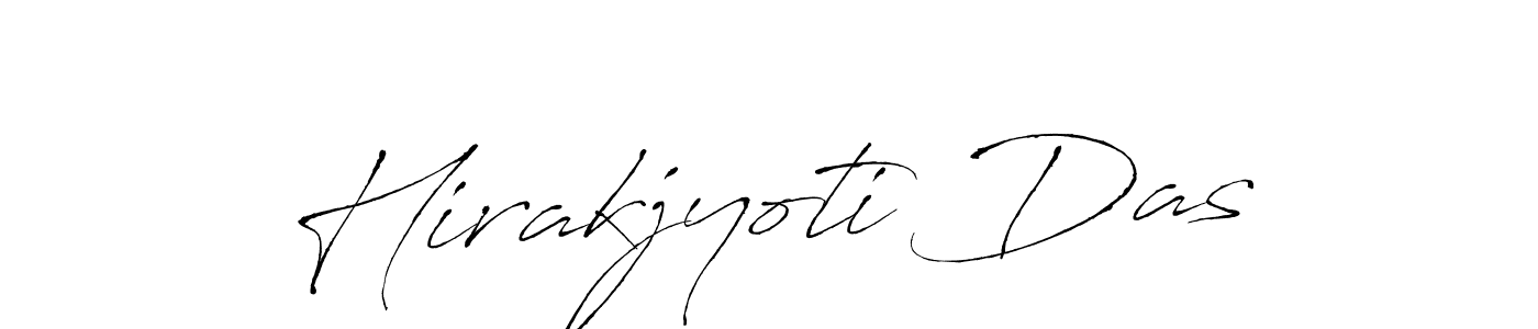 How to make Hirakjyoti Das name signature. Use Antro_Vectra style for creating short signs online. This is the latest handwritten sign. Hirakjyoti Das signature style 6 images and pictures png