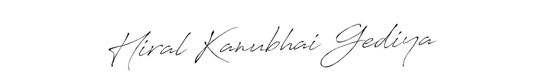 if you are searching for the best signature style for your name Hiral Kanubhai Gediya. so please give up your signature search. here we have designed multiple signature styles  using Antro_Vectra. Hiral Kanubhai Gediya signature style 6 images and pictures png