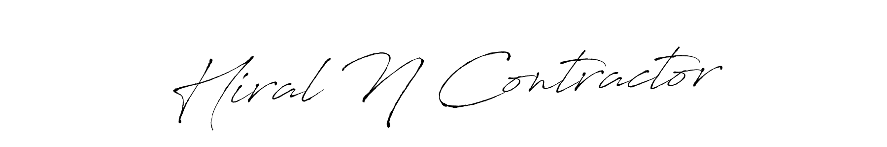 Make a short Hiral N Contractor signature style. Manage your documents anywhere anytime using Antro_Vectra. Create and add eSignatures, submit forms, share and send files easily. Hiral N Contractor signature style 6 images and pictures png