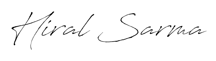 If you are searching for the best signature style for your name Hiral Sarma, here we have designed multiple signature styles using Antro_Vectra. Hiral Sarma signature style 6 images and pictures png