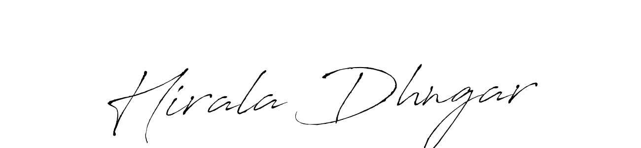 Create a beautiful signature design for name Hirala Dhngar. With this signature (Antro_Vectra) fonts, you can make a handwritten signature for free. Hirala Dhngar signature style 6 images and pictures png